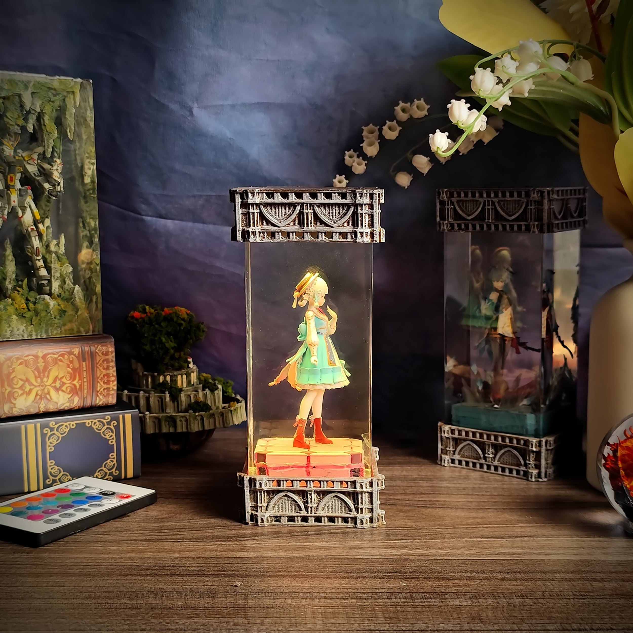 Ayaka Resin Lamp - handmade resin lamp