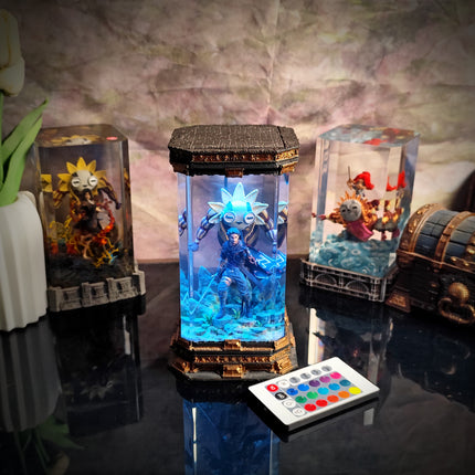Gustave Resin Lamp Expedition 33 - handmade resin lamp