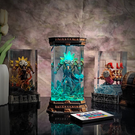 Gustave Resin Lamp Expedition 33 - handmade resin lamp