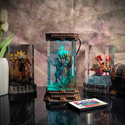 Gustave Resin Lamp Expedition 33 - handmade resin lamp