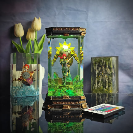 Maelle Resin Lamp Expedition 33 - handmade resin lamp