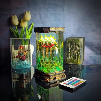 Maelle Resin Lamp Expedition 33 - handmade resin lamp