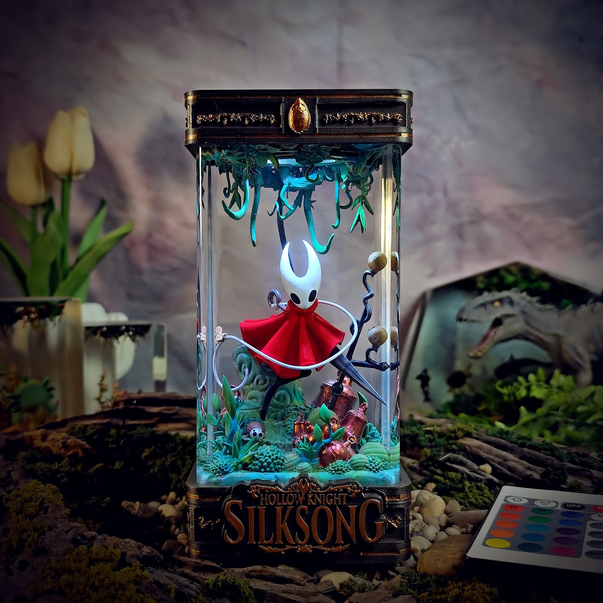 Hornet Silksong V2 Resin Lamp - handmade resin lamp