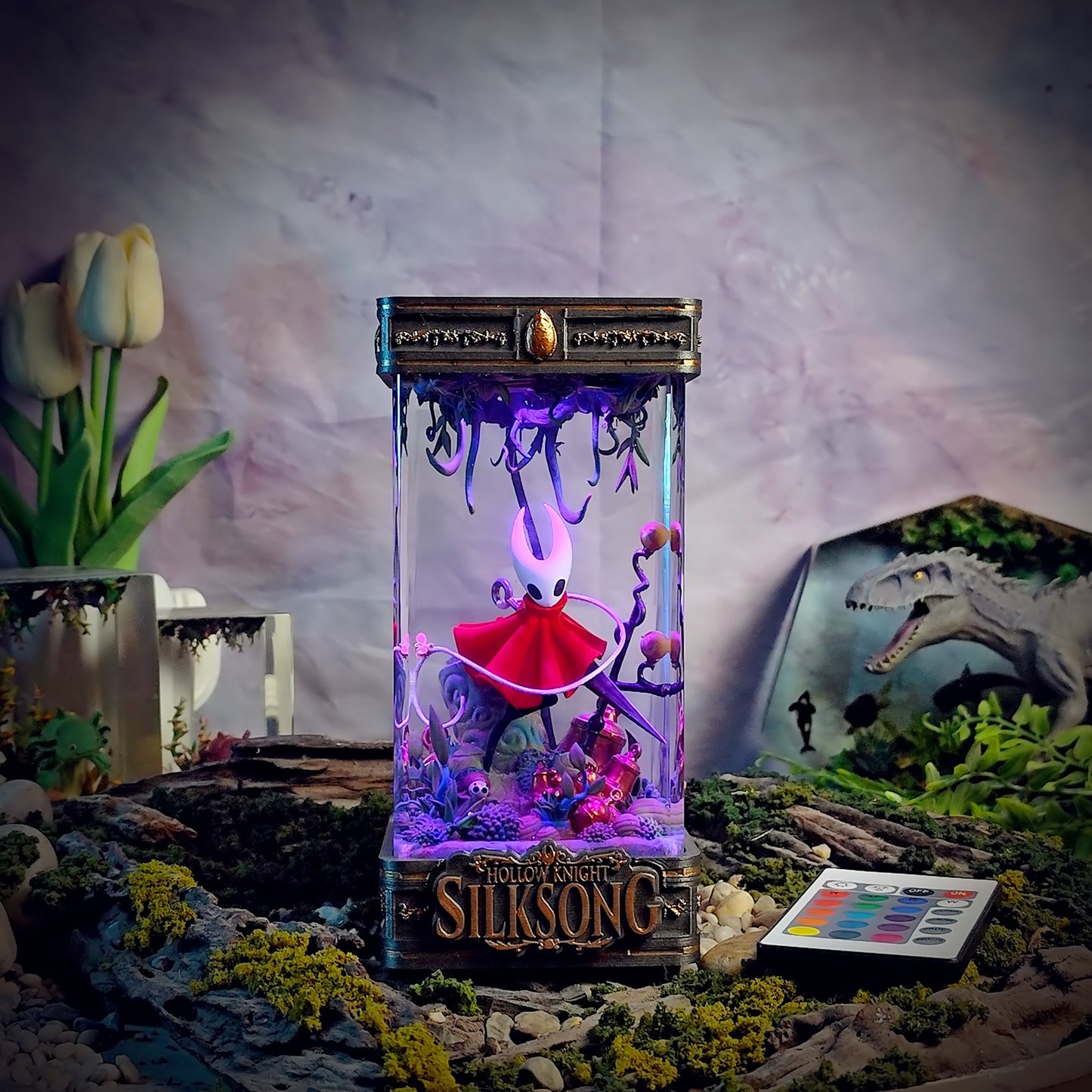 Hornet Silksong V2 Resin Lamp - handmade resin lamp