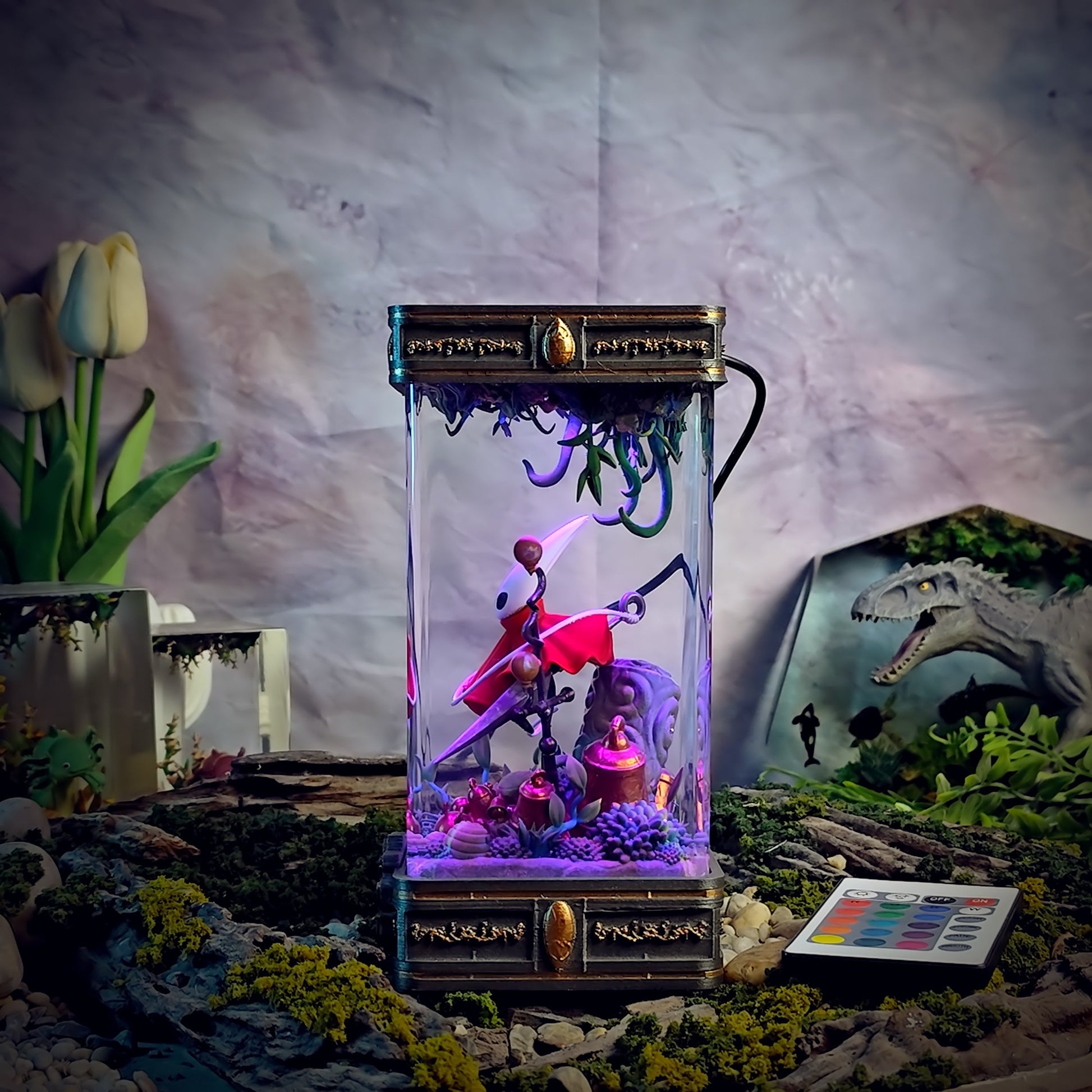 Hornet Silksong V2 Resin Lamp - handmade resin lamp