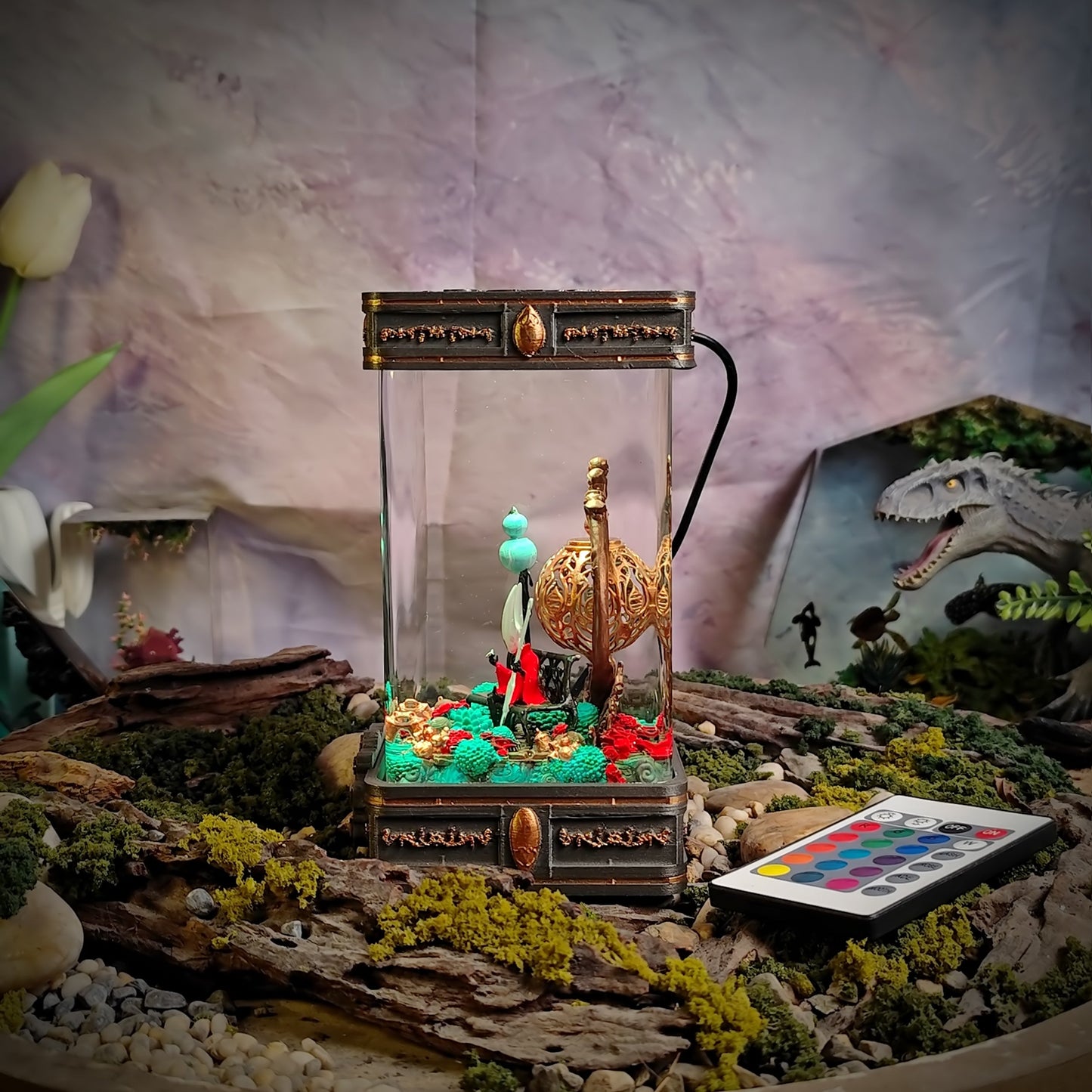 Hornet Silksong V4 Resin Lamp - handmade resin lamp