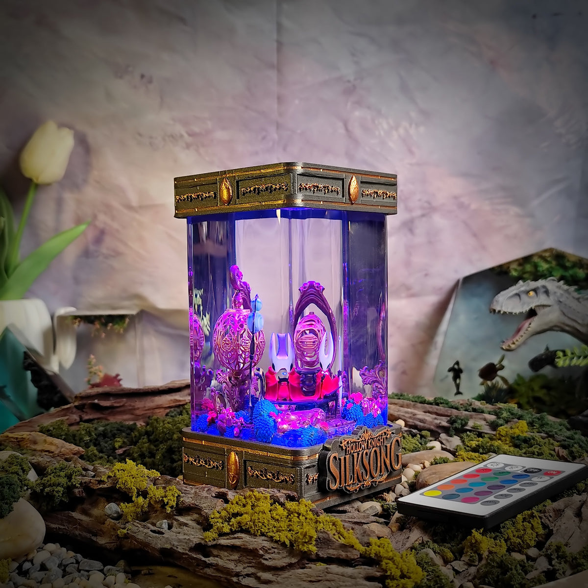 Hornet Silksong V4 Resin Lamp - handmade resin lamp