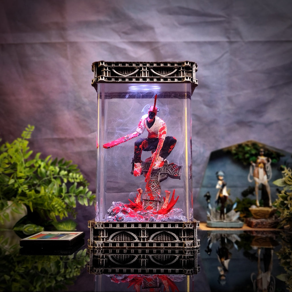 Denji Requiem - Chainsaw Man Resin Lamp
