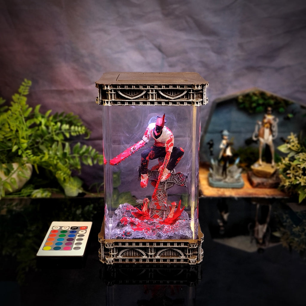 Denji Requiem - Chainsaw Man Resin Lamp