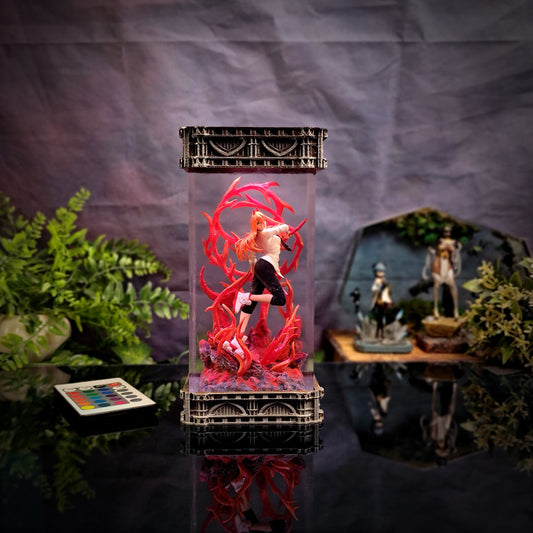 Power Resin Lamp - handmade resin lamp