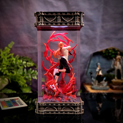 Power Resin Lamp - handmade resin lamp