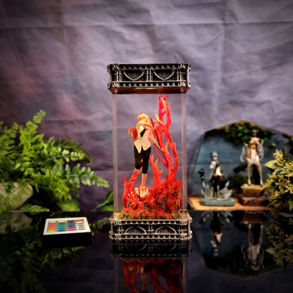Power Resin Lamp - handmade resin lamp