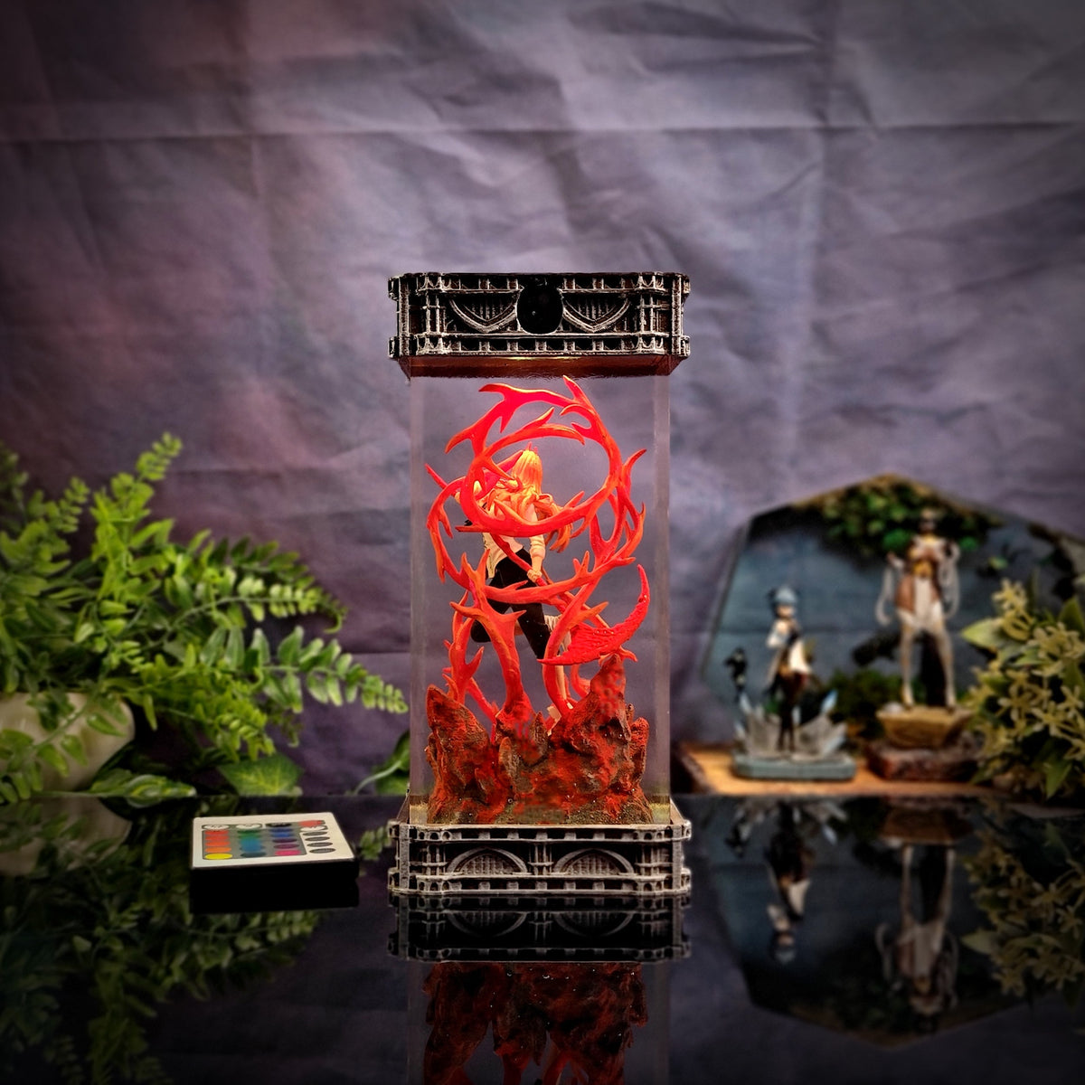 Power Resin Lamp - handmade resin lamp