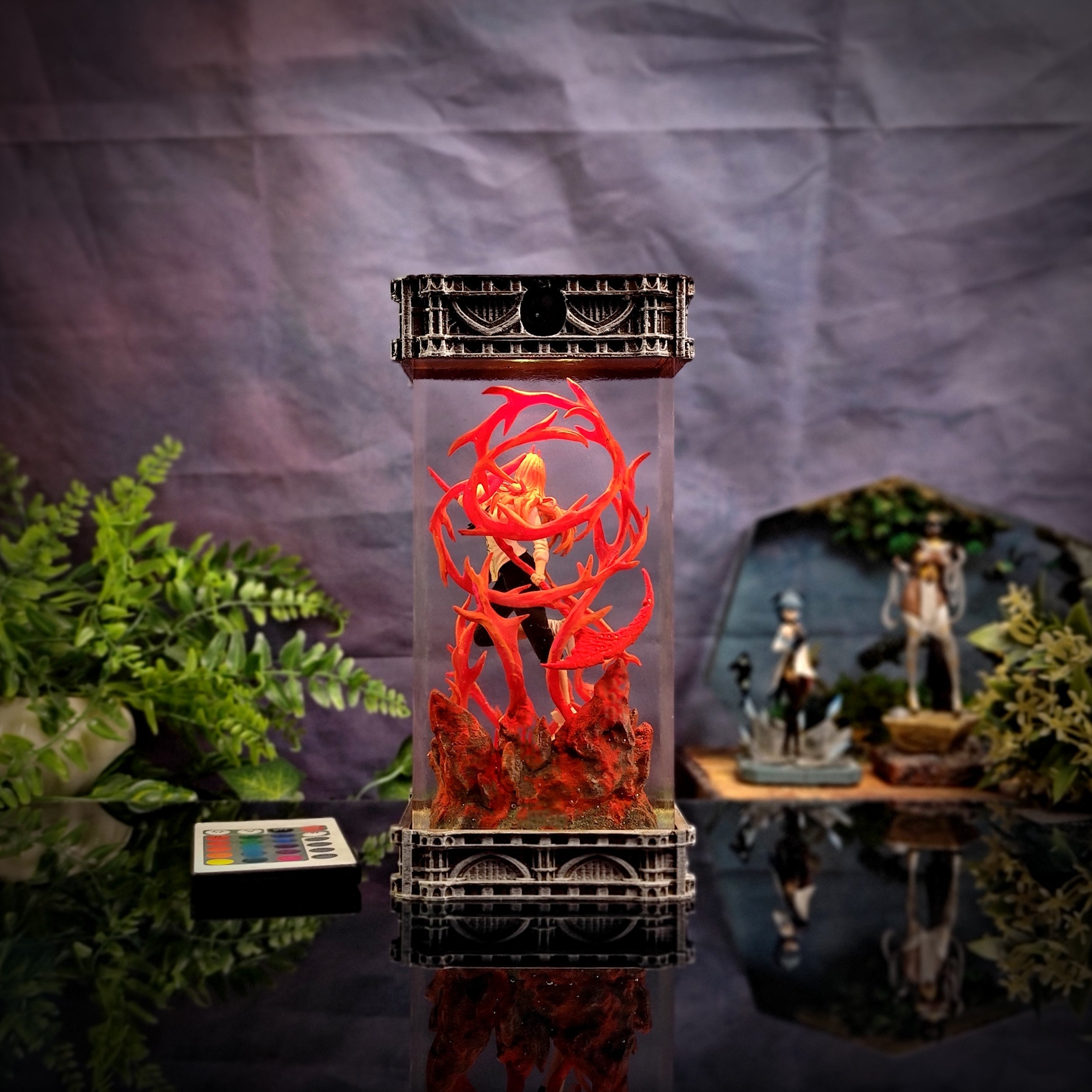 Power Resin Lamp - handmade resin lamp