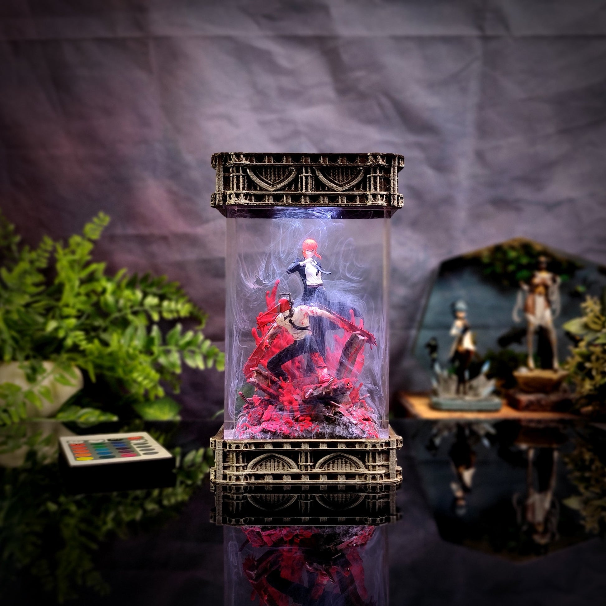 SAW & POWER Resin Lamp - handmade resin lamp