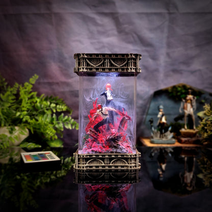 SAW & POWER Resin Lamp - handmade resin lamp