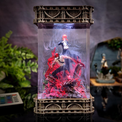 SAW & POWER Resin Lamp - handmade resin lamp