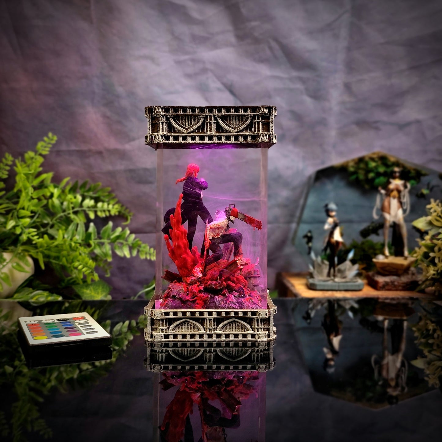 SAW & POWER Resin Lamp - handmade resin lamp