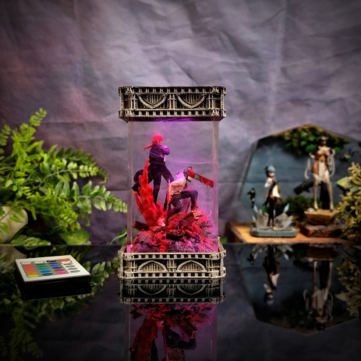 SAW & POWER Resin Lamp - handmade resin lamp