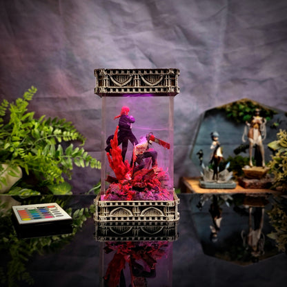 SAW & POWER Resin Lamp - handmade resin lamp