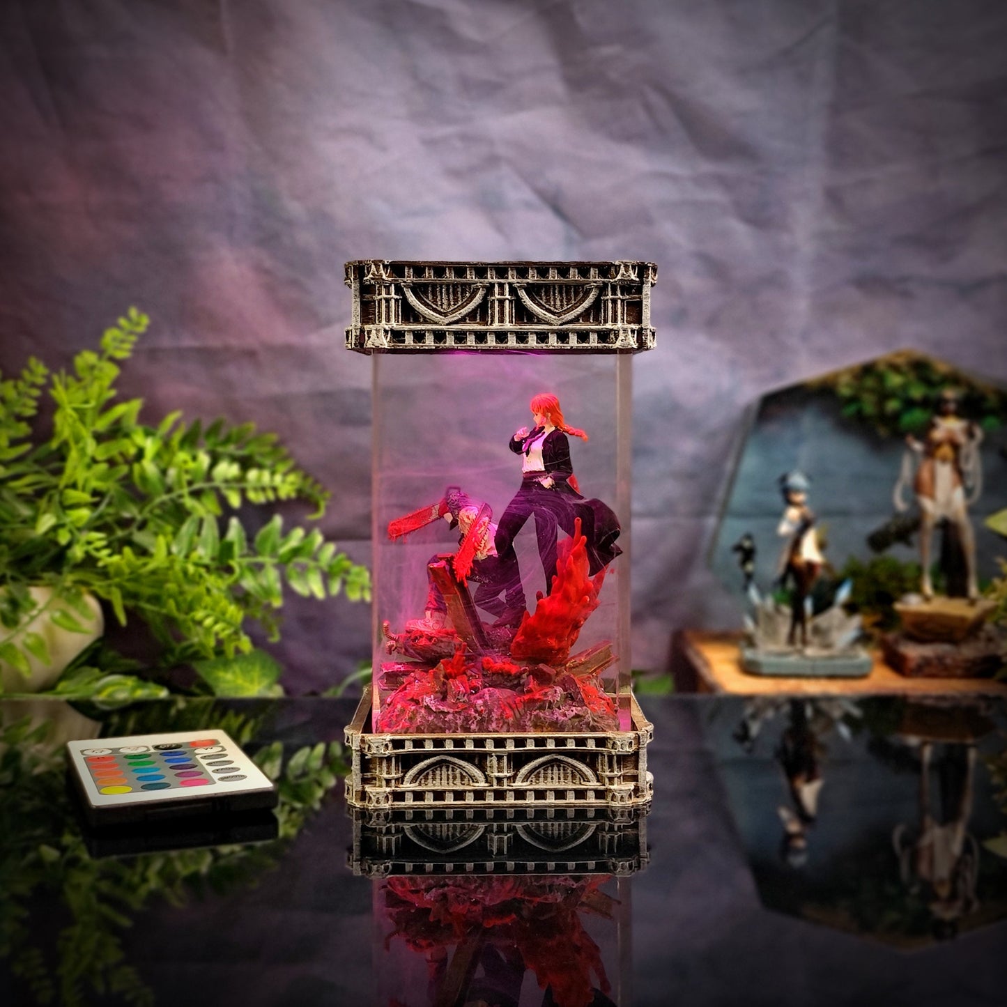 SAW & POWER Resin Lamp - handmade resin lamp
