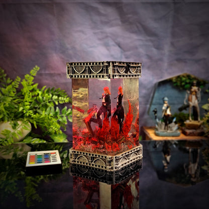 SAW & POWER Resin Lamp - handmade resin lamp