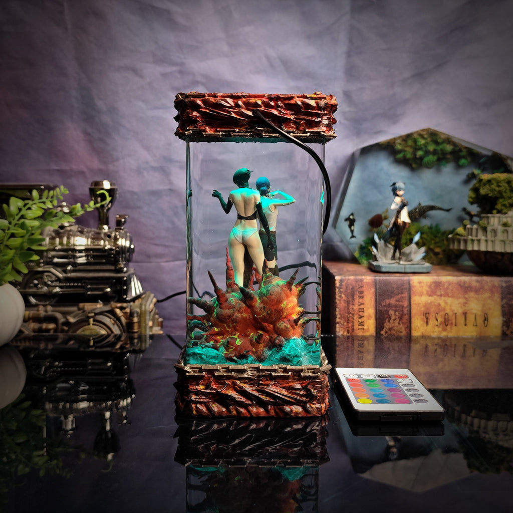 Reze Boom- Chainsaw Man Resin Lamp
