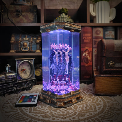 Albedo Resin Lamp - handmade resin lamp