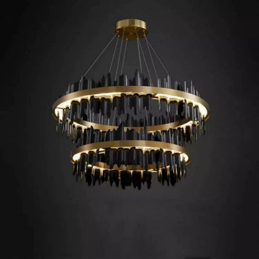 Kakira 2-Tier Modern Round Chandelier