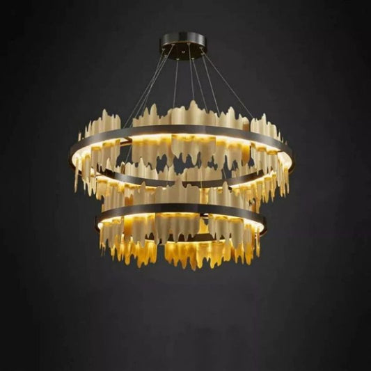 Kakira 2-Tier Modern Round Chandelier