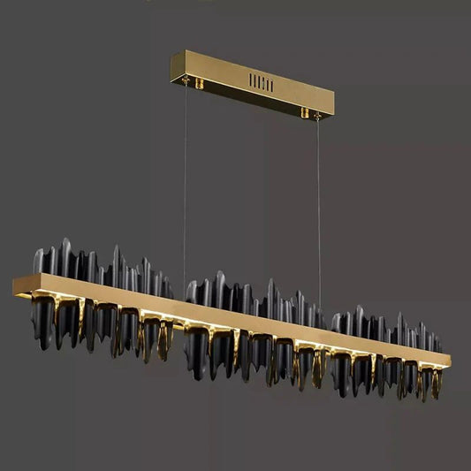 Kakira Modern Sculpture Linear Chandelier