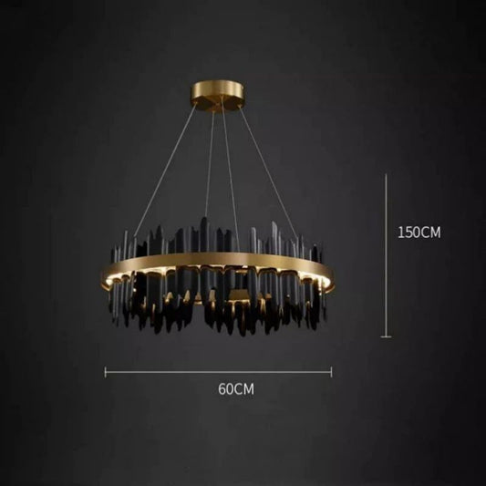 Kakira Modern Sculpture Round Chandelier