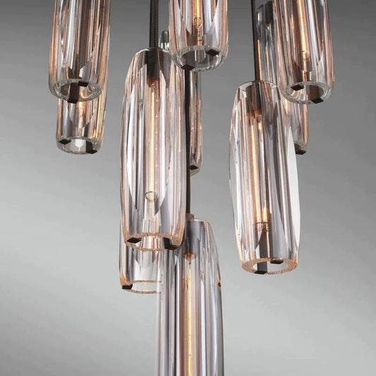 Katina Crystal 10-Light Round Chandelier