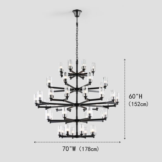 Wine-glass Large Crystal Chandelier