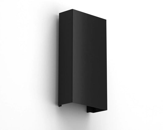 Squared Outdoor Wall Sconce - Black