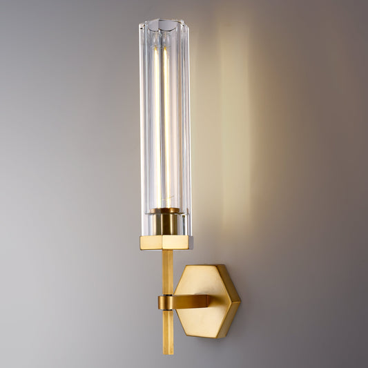 Lambert Polygonal Crystal Series Wall Sconce