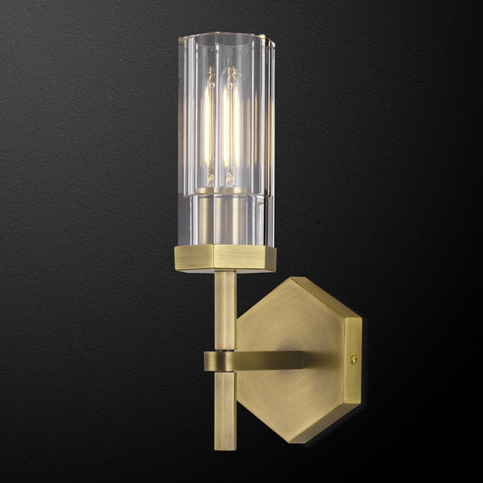 Lambert Polygonal Crystal Series Wall Sconce