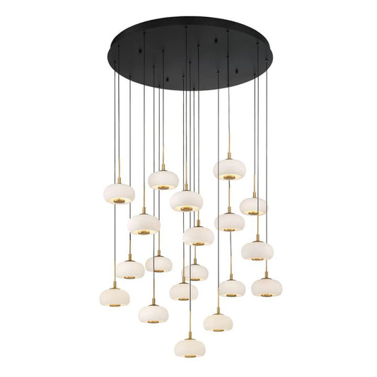 Adelfia 19 Light Round LED Chanderlier
