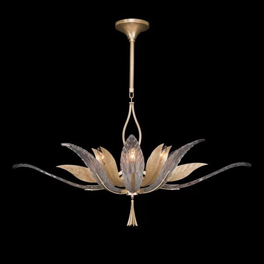 Lily Oblong Chandelier Light 40"