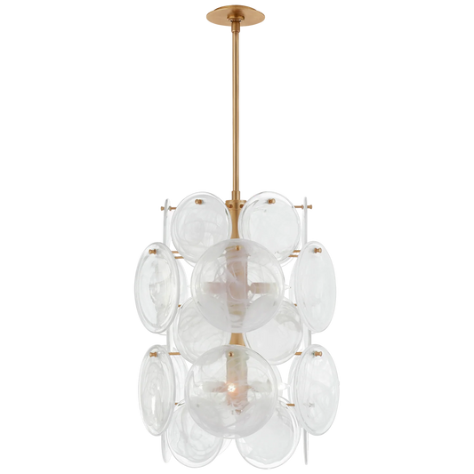 Loire Medium Barrel Glass Chandelier