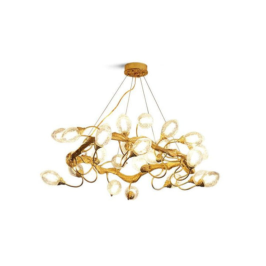 Lotus Brass Chandeliers