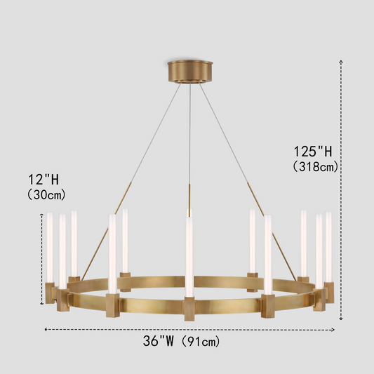 Candlestick Round Chandelier