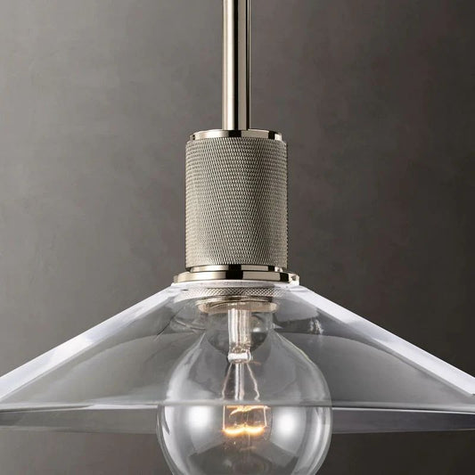Customized Mechanic Glass Slope Shade Pendant