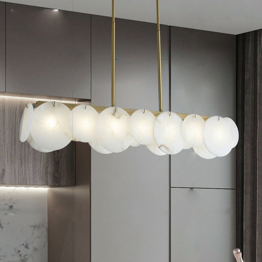 Modernity Alabaster Linear Chandelier