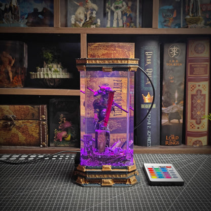 Ronin Resin Lamp - handmade resin lamp