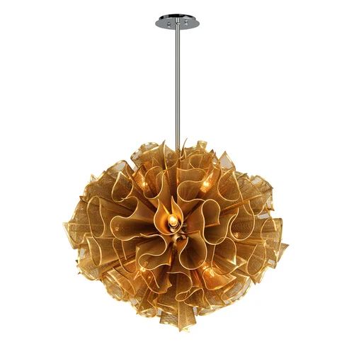 Peony Pendant Chandelier 12 Lights