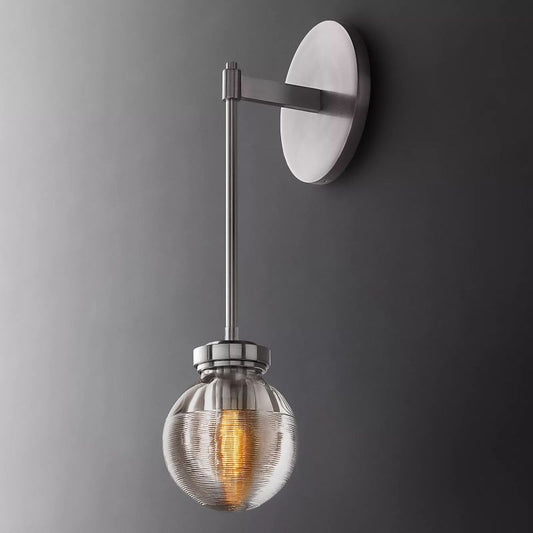 Popular Pearl Glass Ball Single-Head Wall Sconce(Rod)