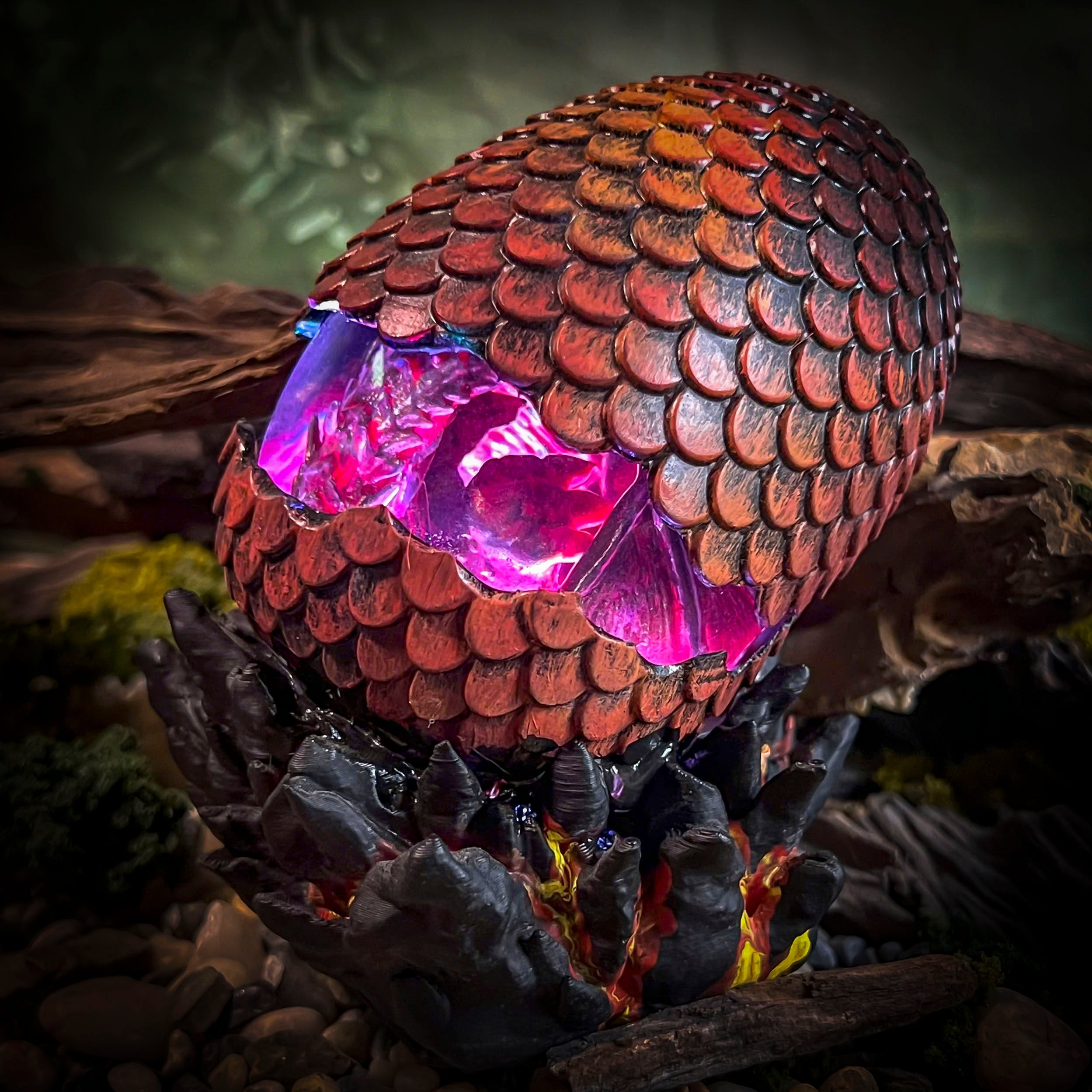 Fire Dragon Egg Lamp V2