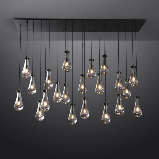 Raindrop Rectangle Chandelier Series