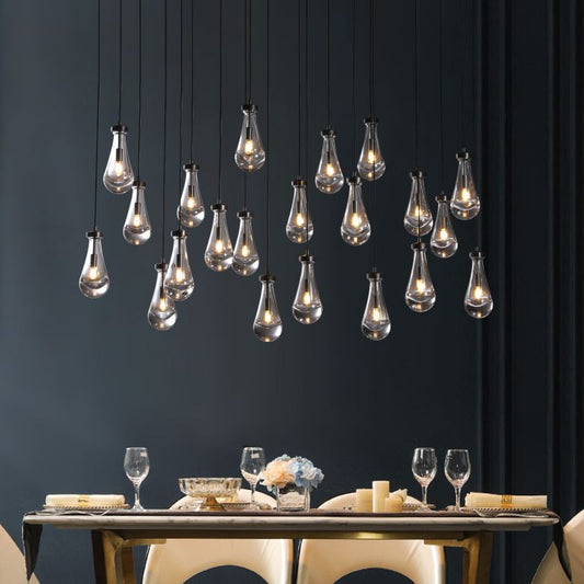 Raindrop Rectangle Chandelier Series